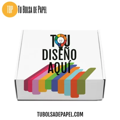 Caja ecommerce personalizada 40×30×12 cm – Blanca