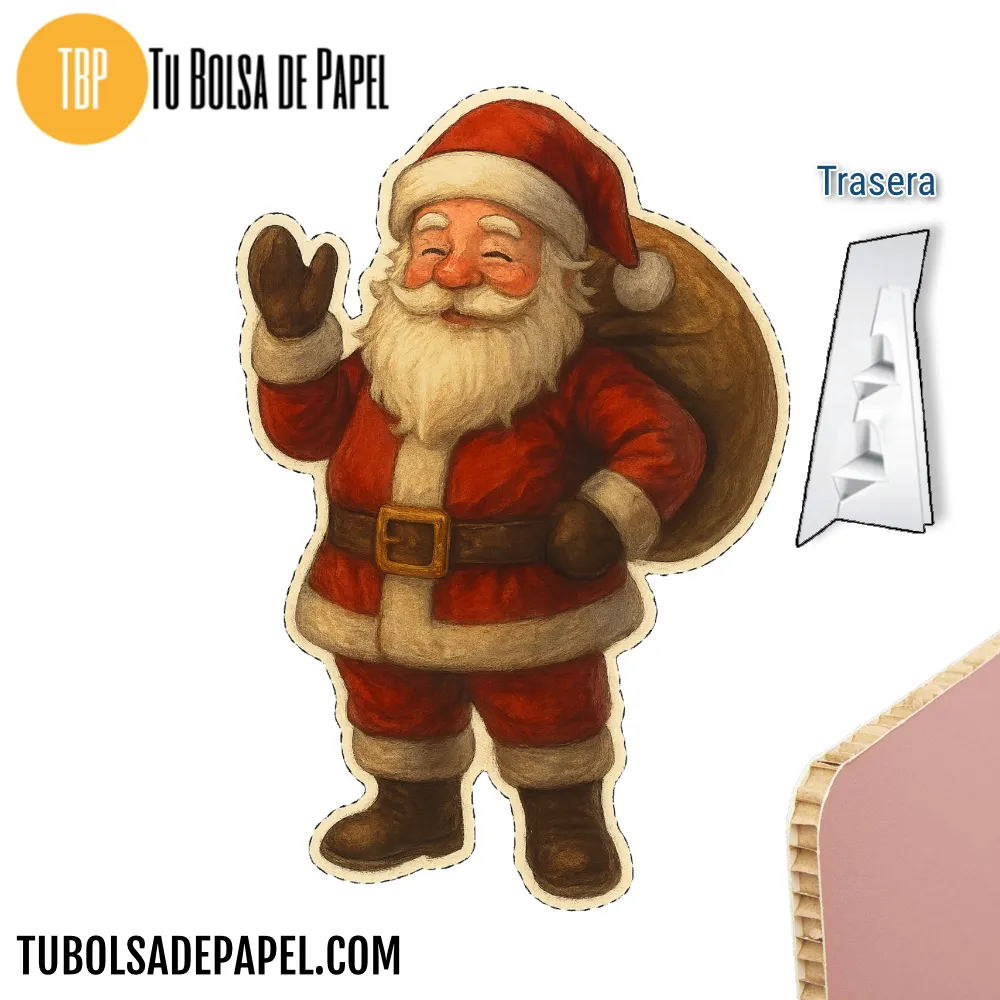 Papá Noel decorativo para escaparates