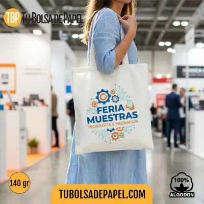 Bolsas Tela Algodón Personalizadas - feria muestras