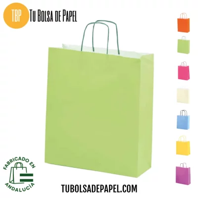 Bolsas de papel verjurado Verde Pistacho