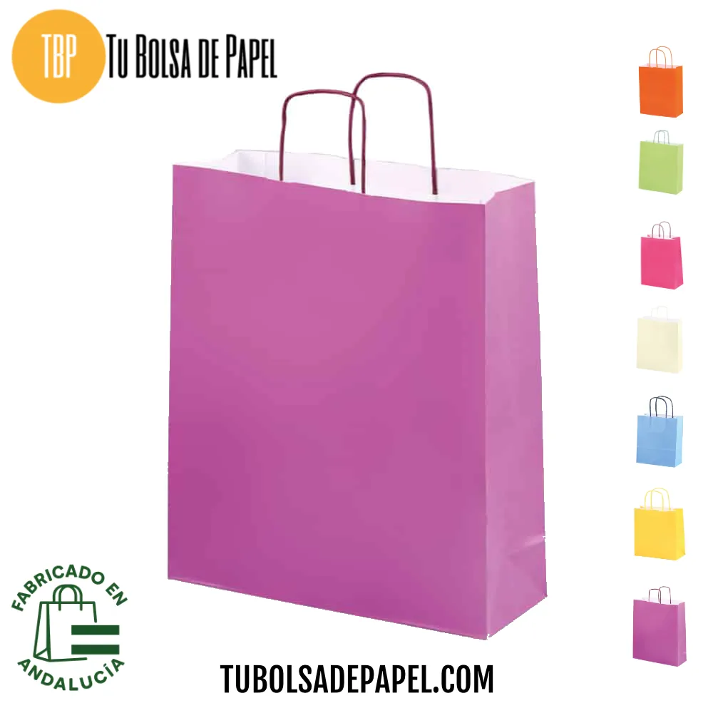 Bolsas de papel verjurado Violeta