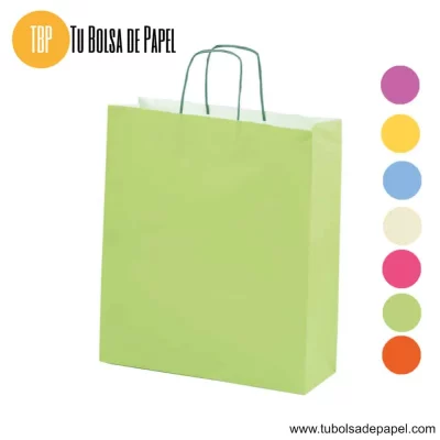 Bolsas de papel verjurado Verde Pistacho