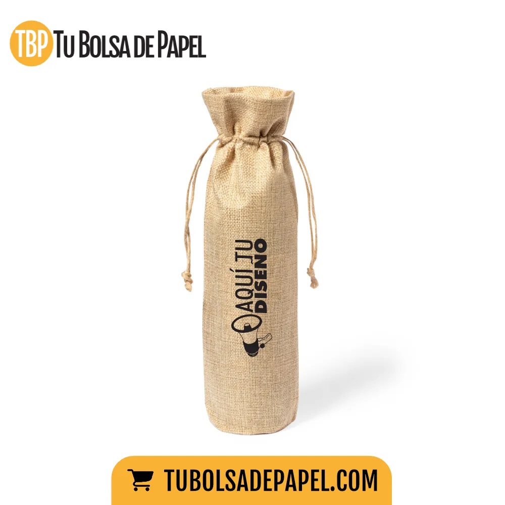 Bolsas de tela para botellas aceite - personalizada