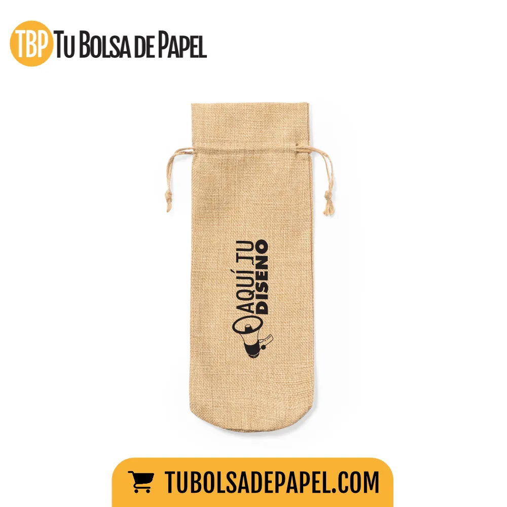 Bolsas de tela para botellas personalizadas