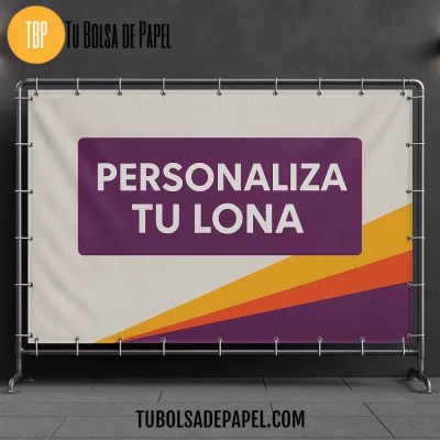 Lona impresa a todo color con ollados