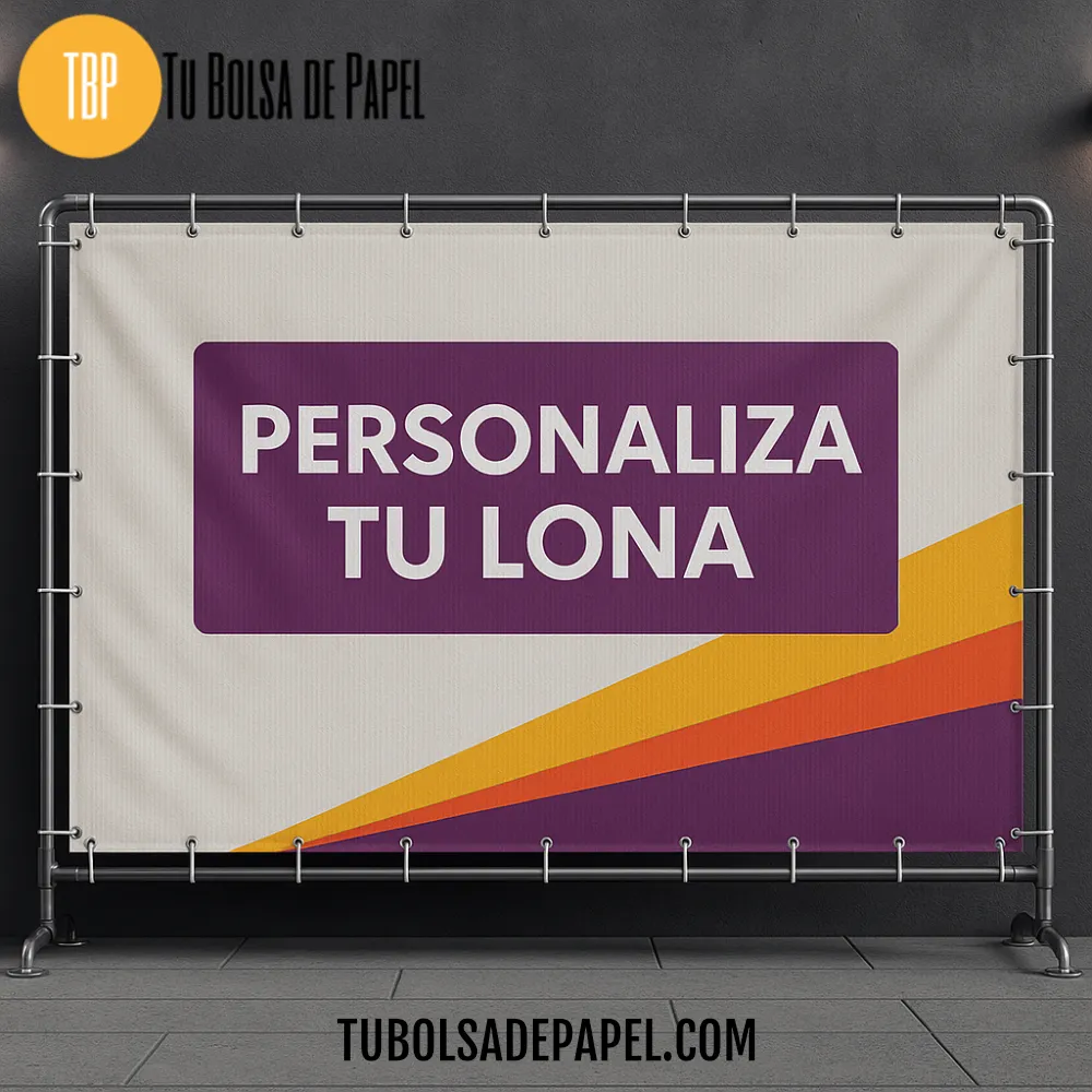 Lona impresa a todo color con ollados