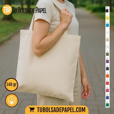 Bolsa de algodón Natural- Sin impresión