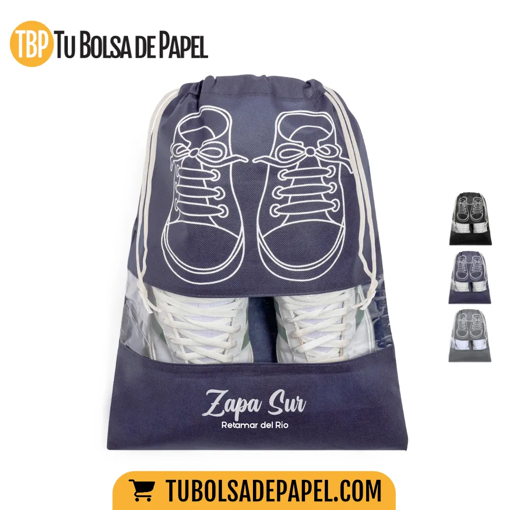 Bolsas - Fundas para calzado azul marino - personalizadas