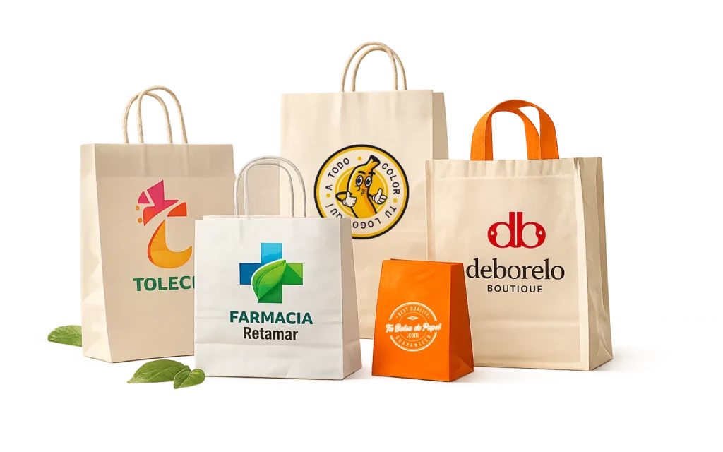 Bolsas de papel, tela o non woven personalizadas para comercios, farmacias y hostelería Bolsas de papel, tela o non woven personalizadas para comercios, farmacias y hostelería