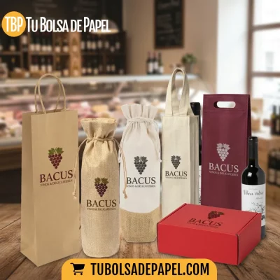 Bolsas para botellas personalizadas
